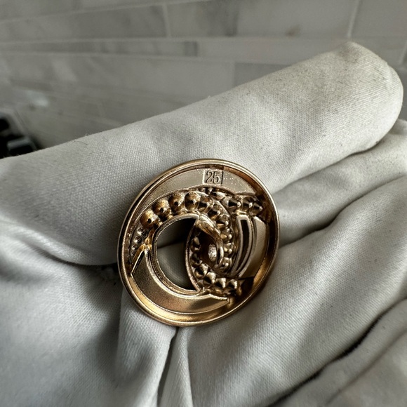 New 4Pcs Button Sewing Supplies Metal Round Black Rhinestone Buttons - Picture 6 of 9